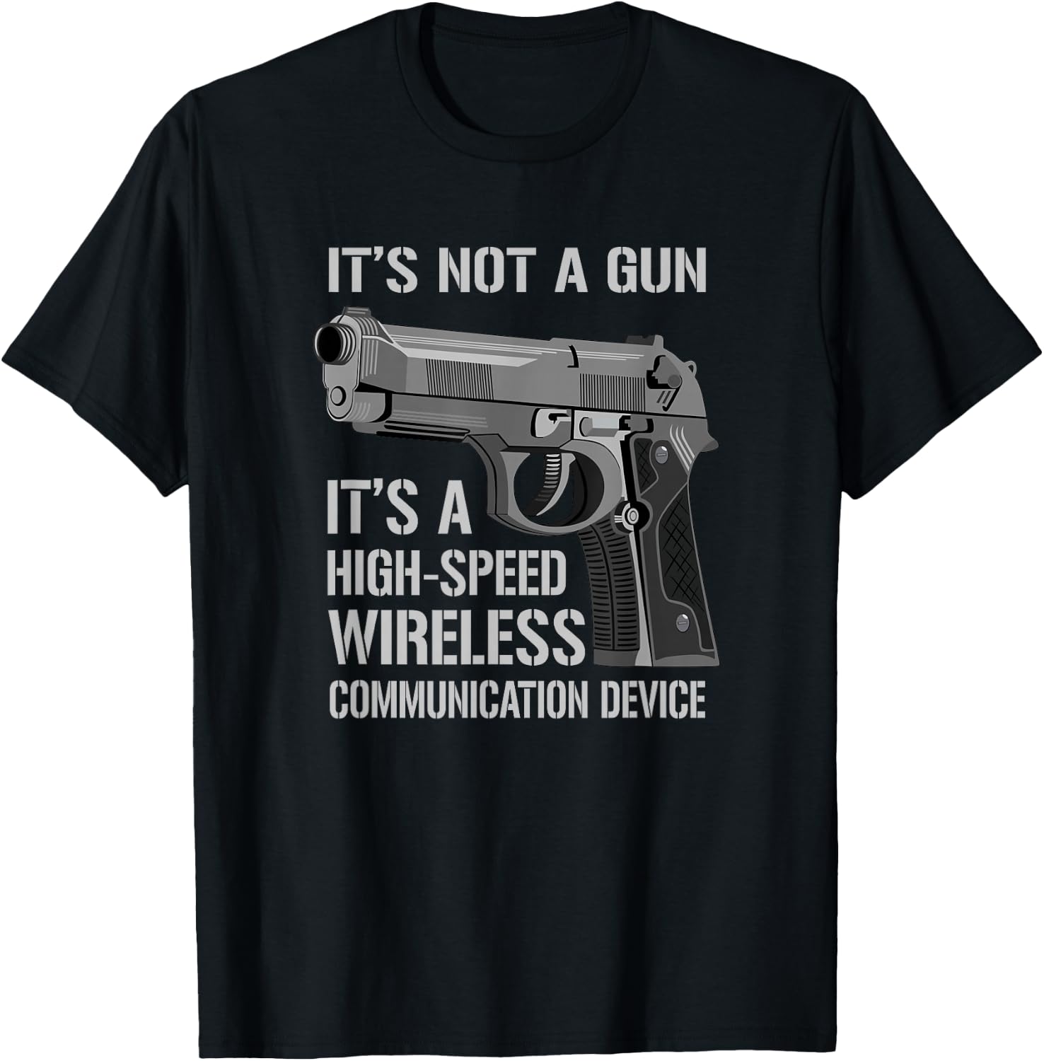 Its Not A Gun Meme - Funny Gun Owner Gift - Its Not A Gun T-Shirt - T-Shirt | Black