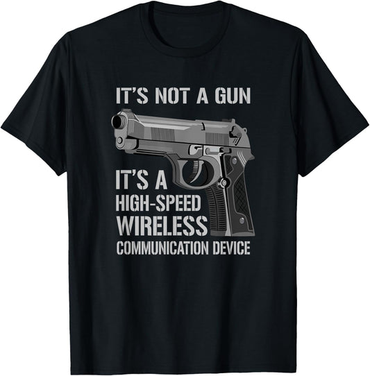 Its Not A Gun Meme - Funny Gun Owner Gift - Its Not A Gun T-Shirt - T-Shirt | Black