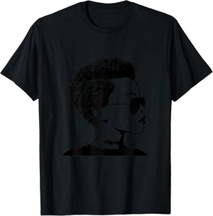 Melanin Poppin Black Girl Magic Plus Size Faith Based T-Shirt - T-Shirt | Black