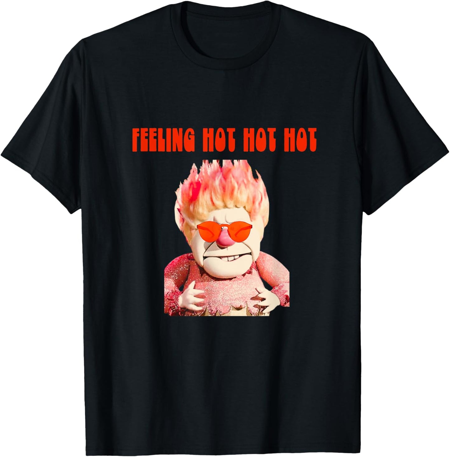 Hot Weather Miser Humorous Heat Funny T-Shirt - T-Shirt | Black