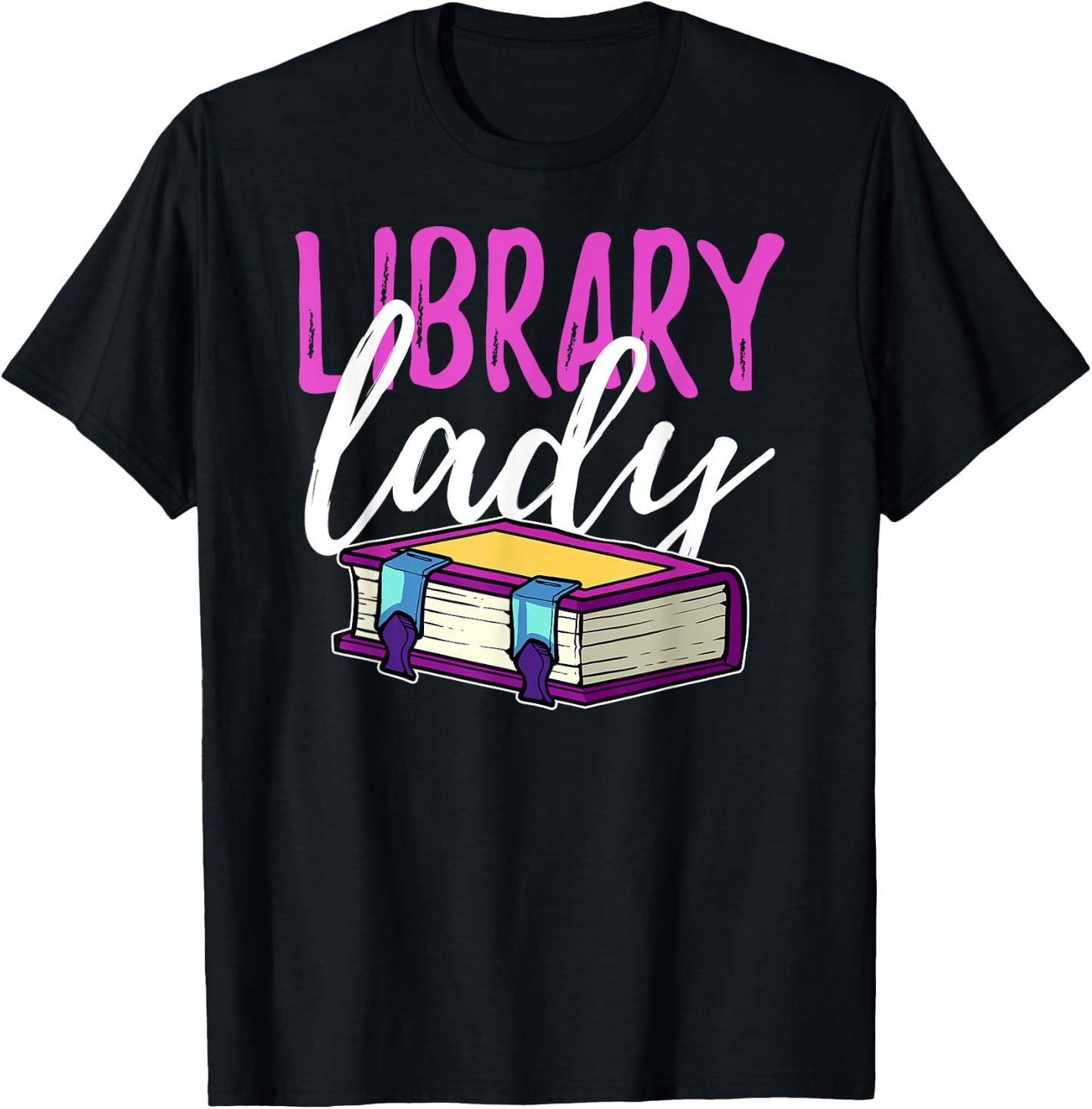 Librarian Library Reading Bookworm Books T-Shirt - T-Shirt | Black