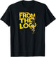 Caitlin Clark - from The Logo - Indiana Basketball T-Shirt - T-Shirt | Black