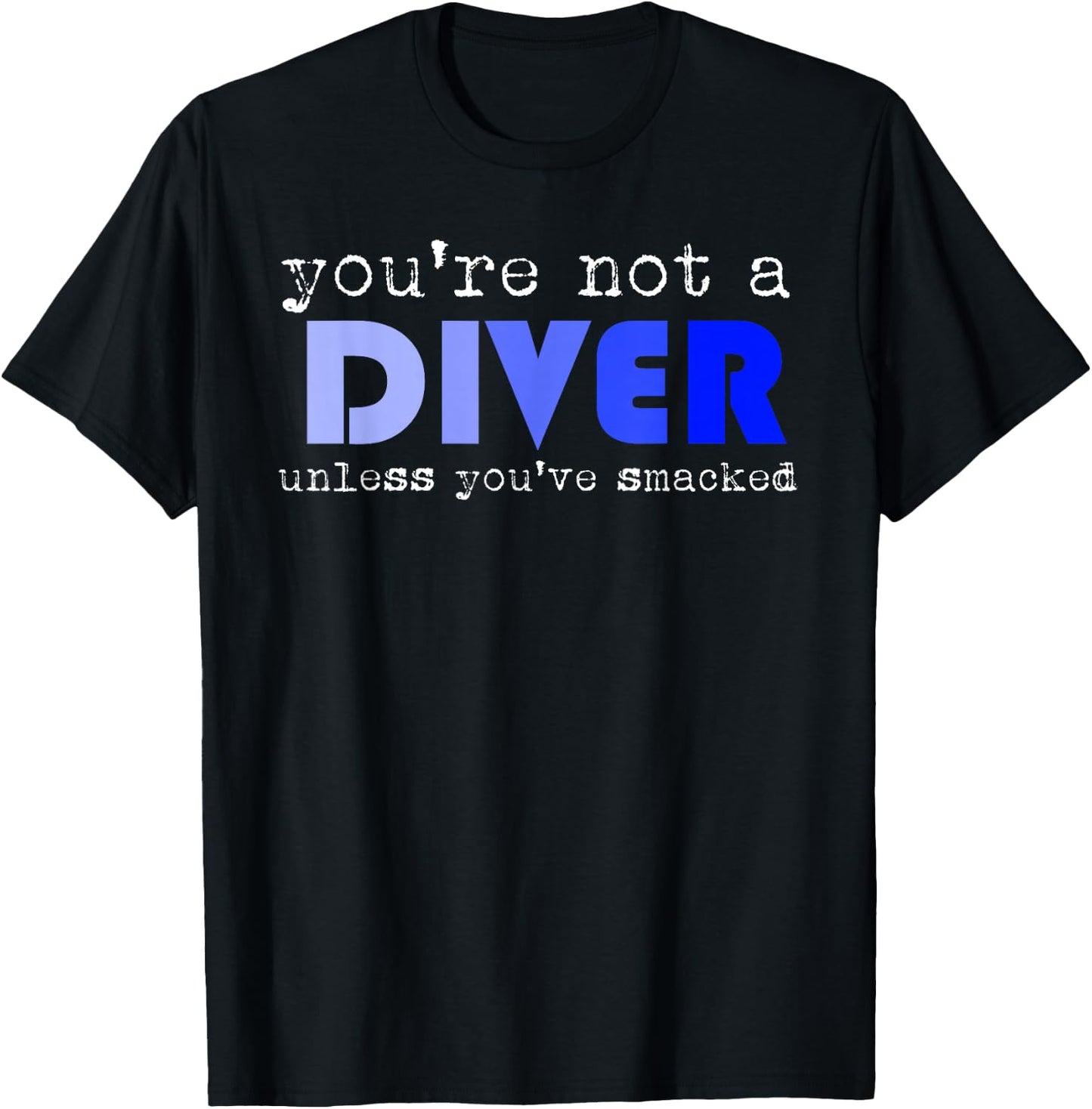 Funny Water Jumping Statement Athletes Art Diver Gift T-Shirt - T-Shirt | Black