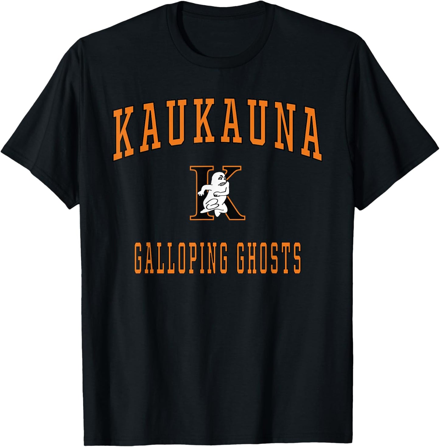 Kaukauna High School Galloping Ghosts T-Shirt - T-Shirt | Black