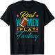 Fantasy Football Real Women Cute Design for a Kit T-Shirt - T-Shirt | Black