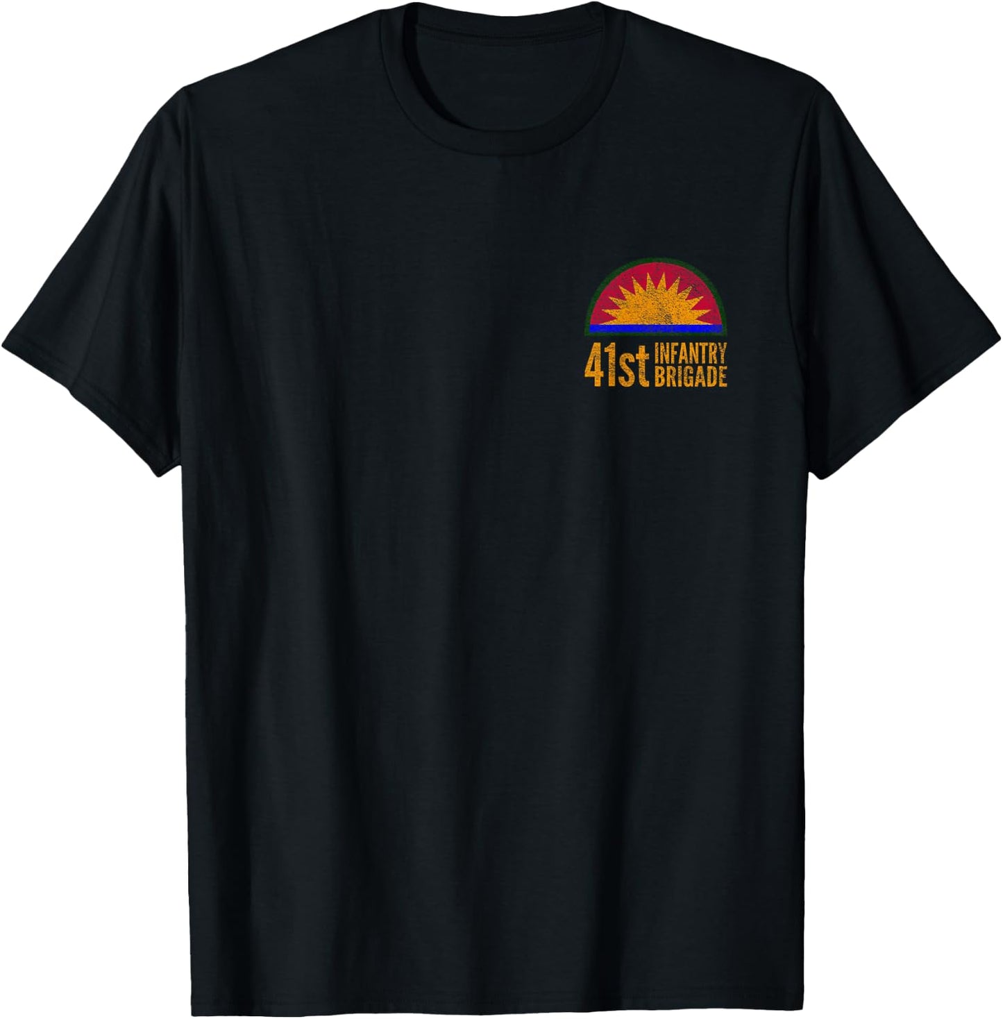41st Infantry Brigade Army Division T-Shirt - T-Shirt | Black