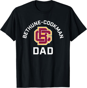 Bethune-Cookman University Wildcats Arched Dad T-Shirt - T-Shirt | Black