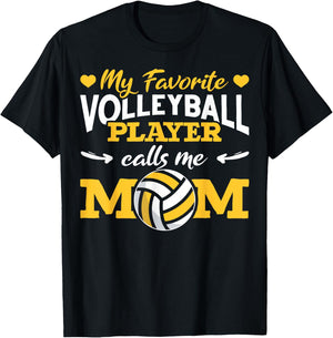 Volleyball Moms Volleyball Mom Life T-Shirt - T-Shirt | Black