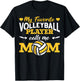 Volleyball Moms Volleyball Mom Life T-Shirt - T-Shirt | Black