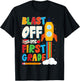 Blast Off Into 1st Grade First Day of School Kids T-Shirt - T-Shirt | Black
