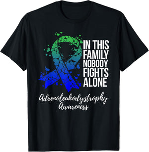 Family Support ADL Adrenoleukodystrophy Awareness T-Shirt - T-Shirt | Black