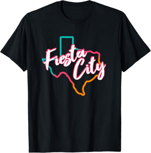 San Antonio Fiesta City T-Shirt - T-Shirt | Black