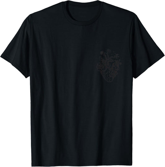 Anatomical Heart Artistic Design for Cardiology Student T-Shirt - T-Shirt | Black