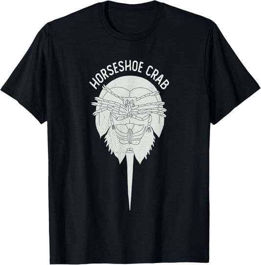 Horseshoe Crab Gift Biologists T-Shirt - T-Shirt | Black