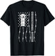 American Flag Correctional Officer - Corrections USA Flag T-Shirt - T-Shirt | Black