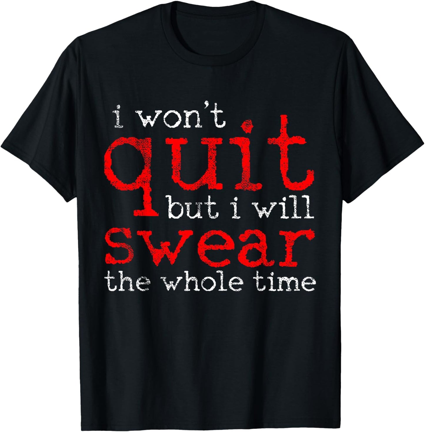Gym Fitness Workout Funny T-Shirt - T-Shirt | Black