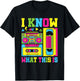 I Know What This Is 80s 90s Party Outfit Men Women T-Shirt - T-Shirt | Black