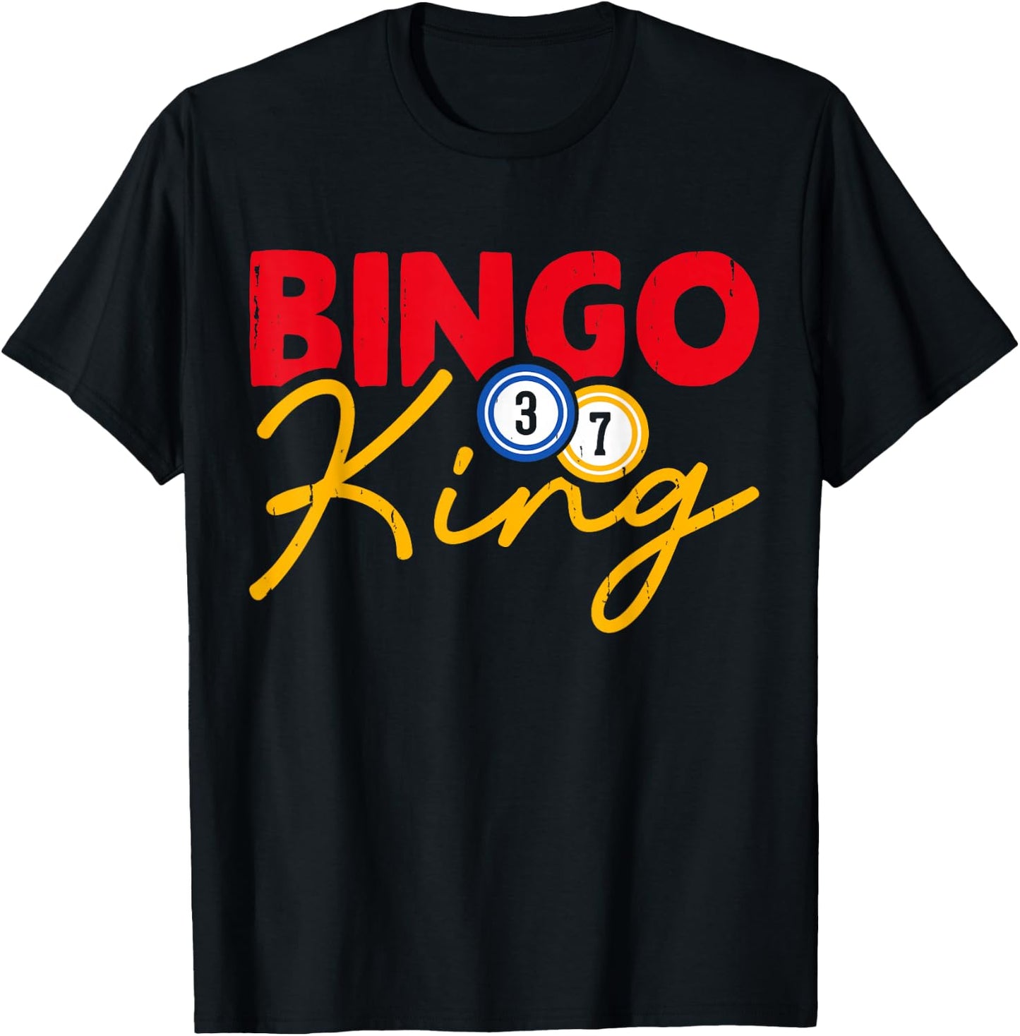Bingo King T-Shirt - T-Shirt | Black