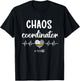 Chaos Coordinator | Thin Yellow Line Dispatcher 911 Operator T-Shirt - T-Shirt | Black