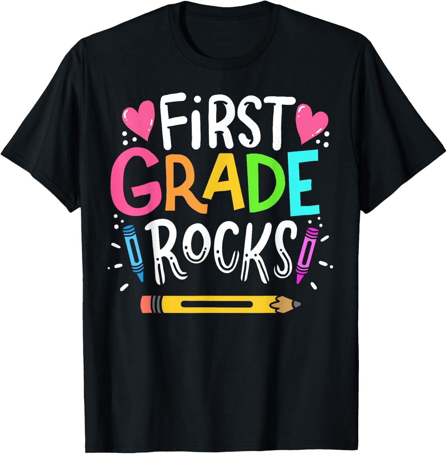 1st Grade Teacher T-Shirt - T-Shirt | Black