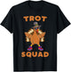 Turkey Trot Squad Funny Thanksgiving Day 5k Run Pilgrim Gift T-Shirt - T-Shirt | Black