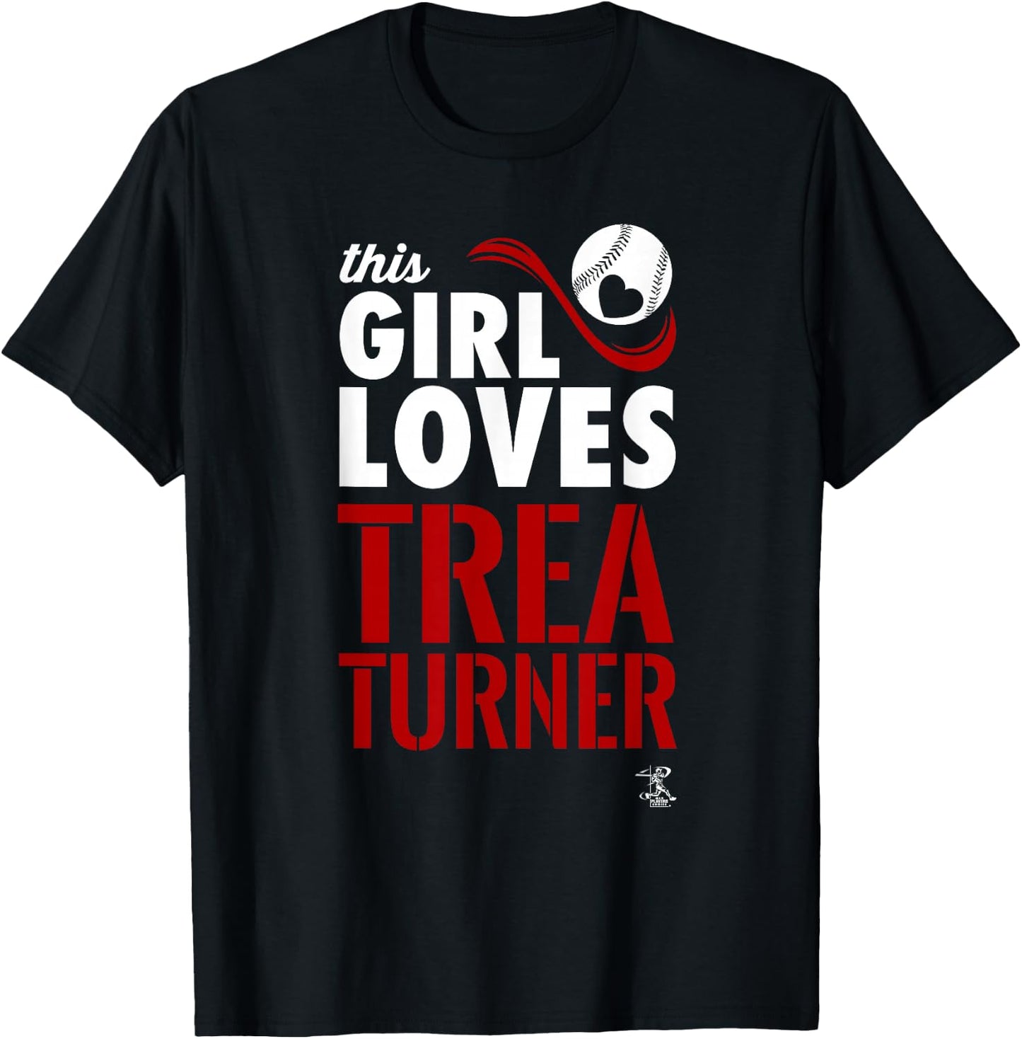 Trea Turner This Girl Loves Gameday T-Shirt - T-Shirt | Black