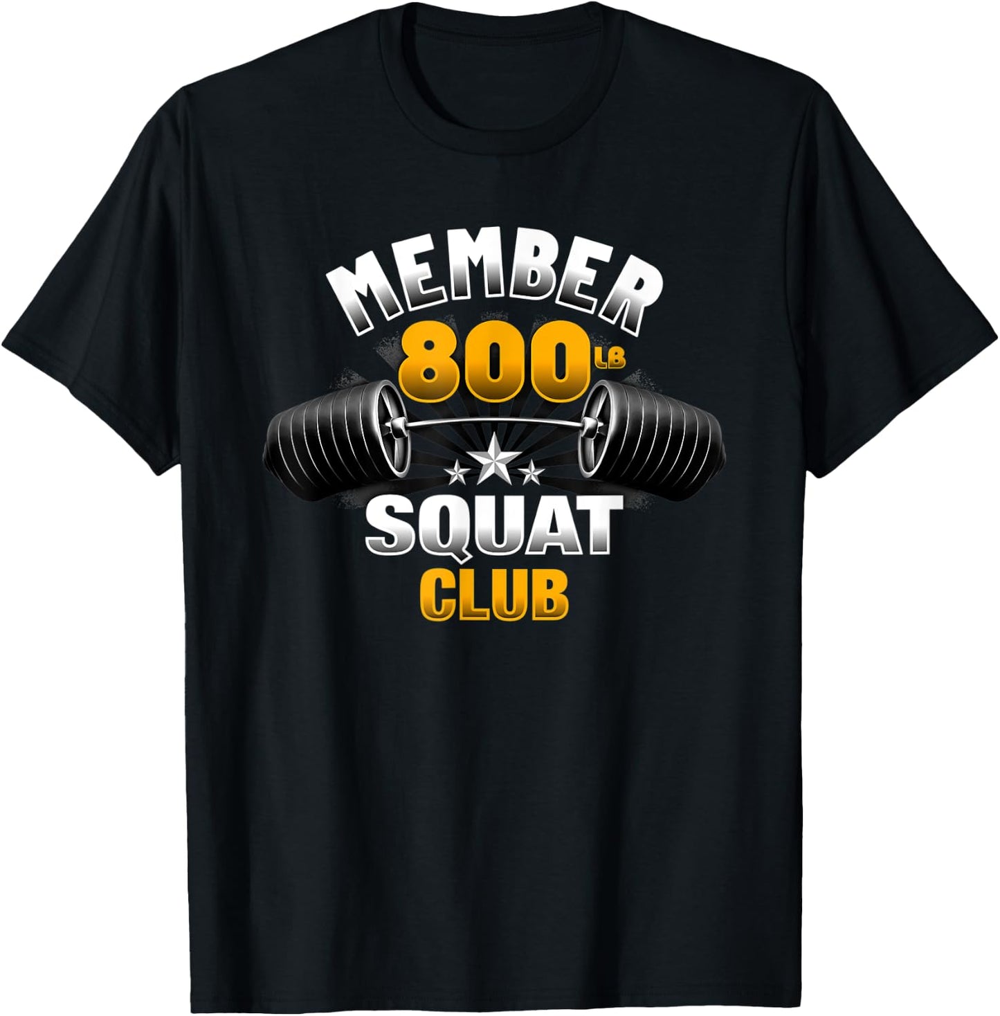 800 Pound Squat Club T-Shirt - T-Shirt | Black
