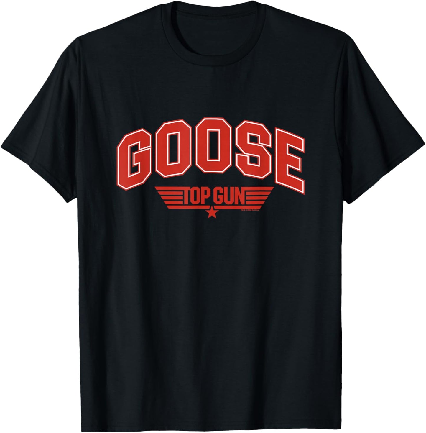 Top Gun Goose Varsity T-Shirt - T-Shirt | Black