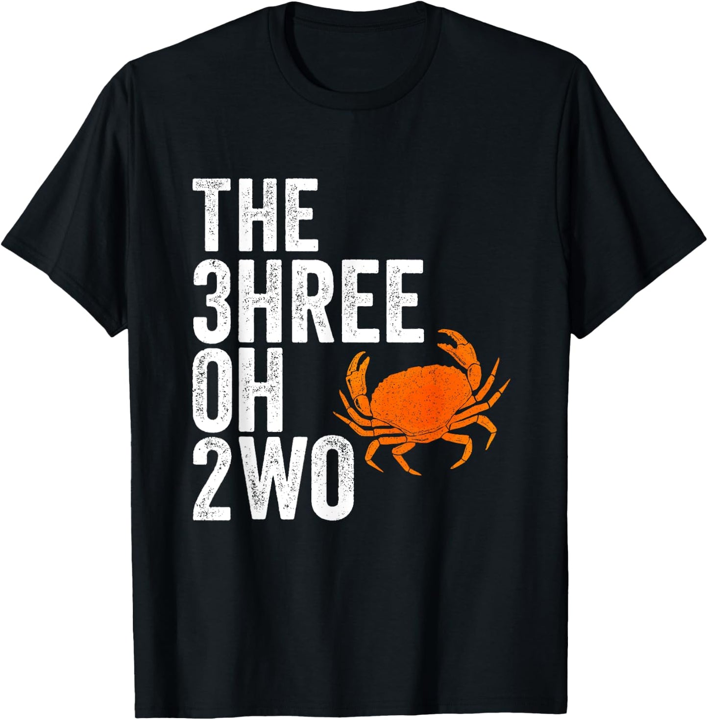 The 302 Delaware Crab Telephone Area Code Bay Crabbing Gift T-Shirt - T-Shirt | Black