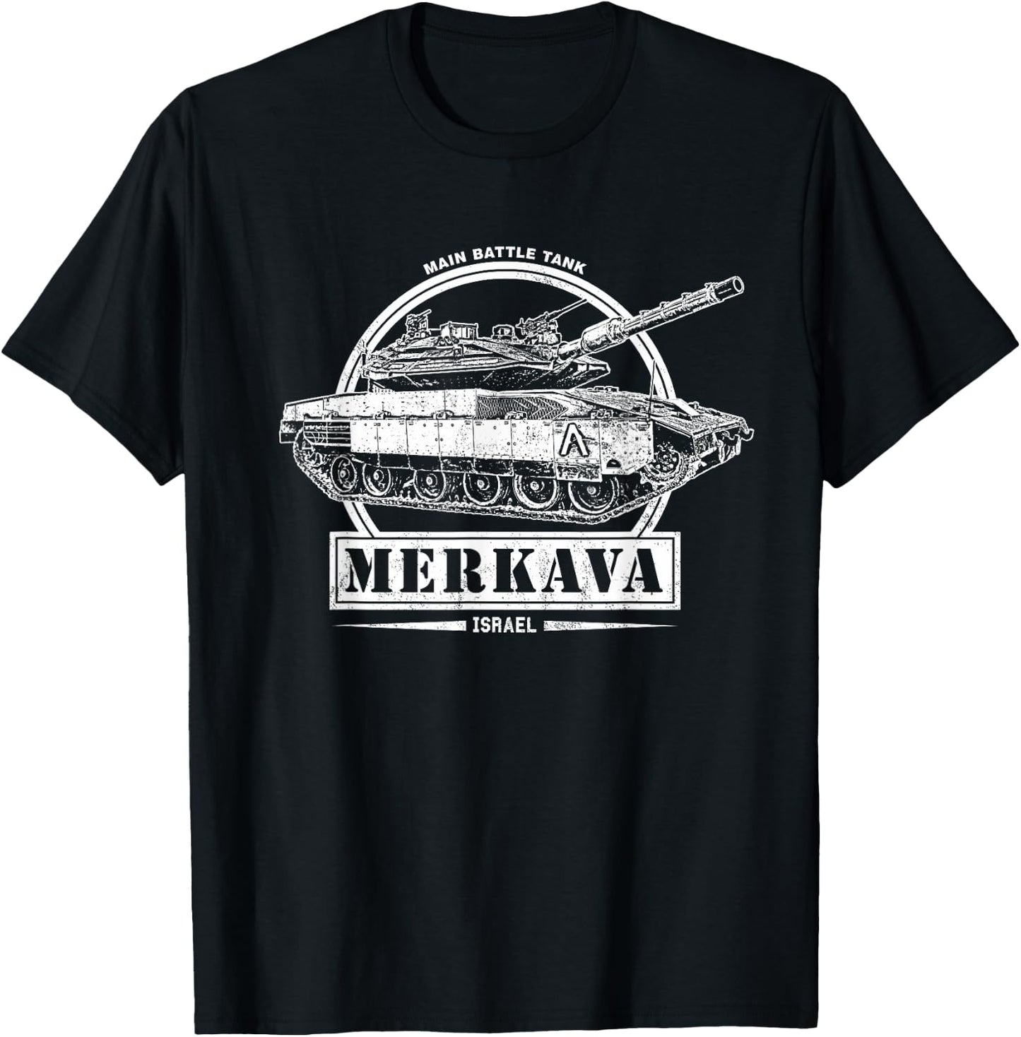 Merkava Tank T-Shirt - T-Shirt | Black