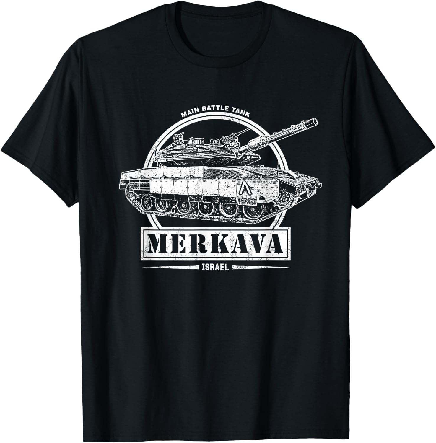 Merkava Tank T-Shirt - T-Shirt | Black