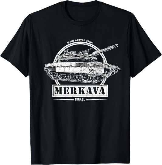 Merkava Tank T-Shirt - T-Shirt | Black