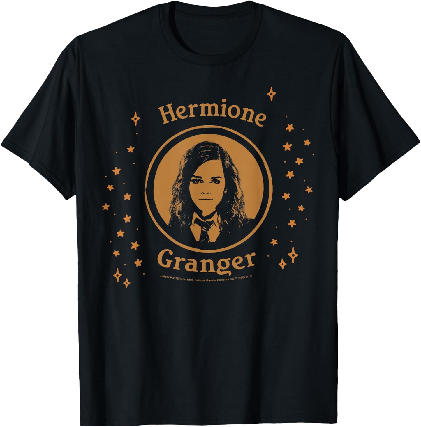 Harry Potter Hermione Granger Simple Portrait T-Shirt - T-Shirt | Black