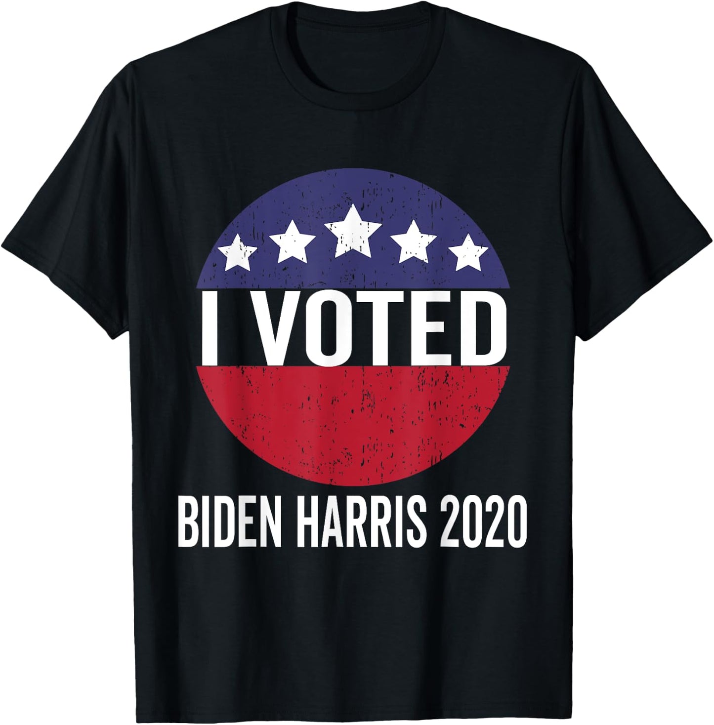 I Voted - Biden Harris 2020 T-Shirt - T-Shirt | Black