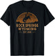 Rock Springs Wyoming WY Wild West Rodeo Cowboy T-Shirt - T-Shirt | Black