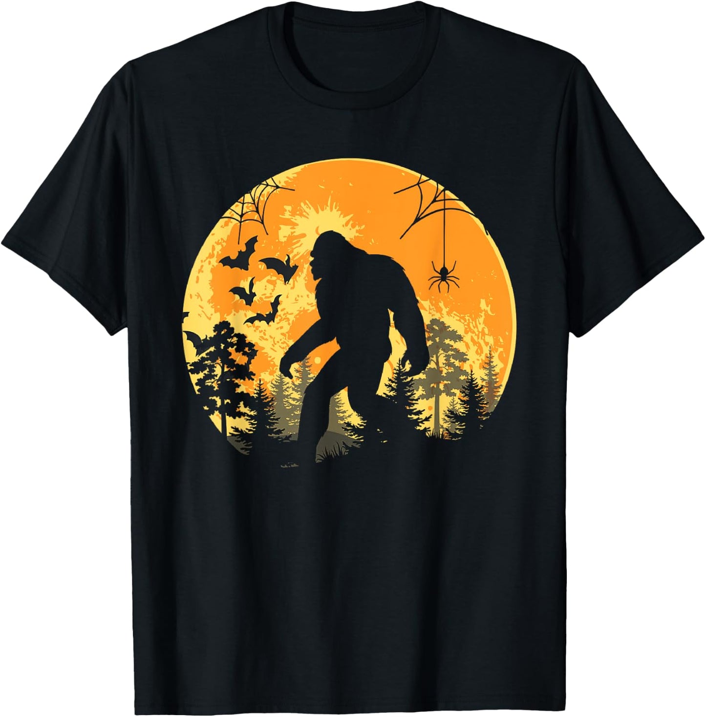 Funny Halloween Sasquatch Bigfoot Halloween Costume T-Shirt - T-Shirt | Black