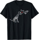 Dog Skeleton Boop Dog Funny Halloween Girl Men Women T-Shirt - T-Shirt | Black