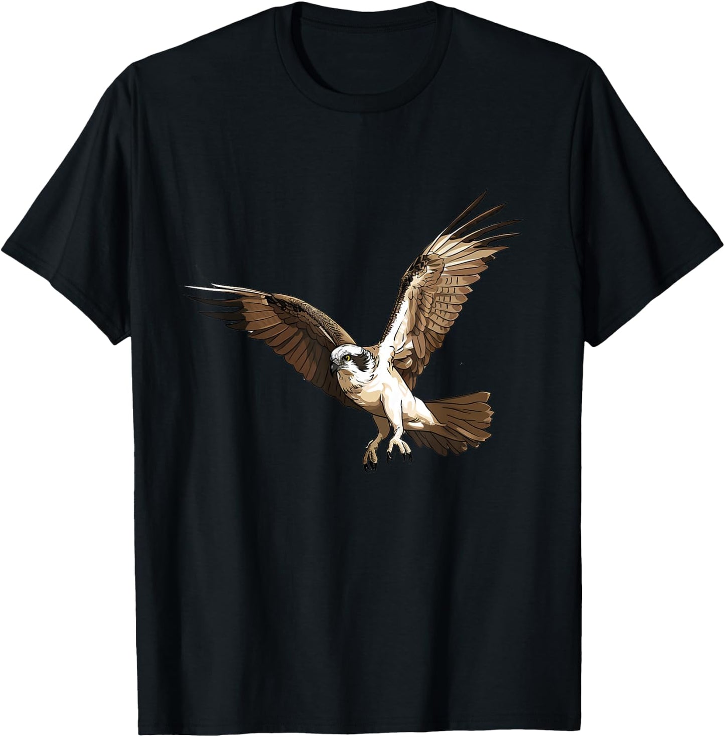 Osprey bird lover illustration T-Shirt - T-Shirt | Black