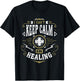 Wow Healer I Can't Keep Calm I'm Healing Gaming T-Shirt - T-Shirt | Black