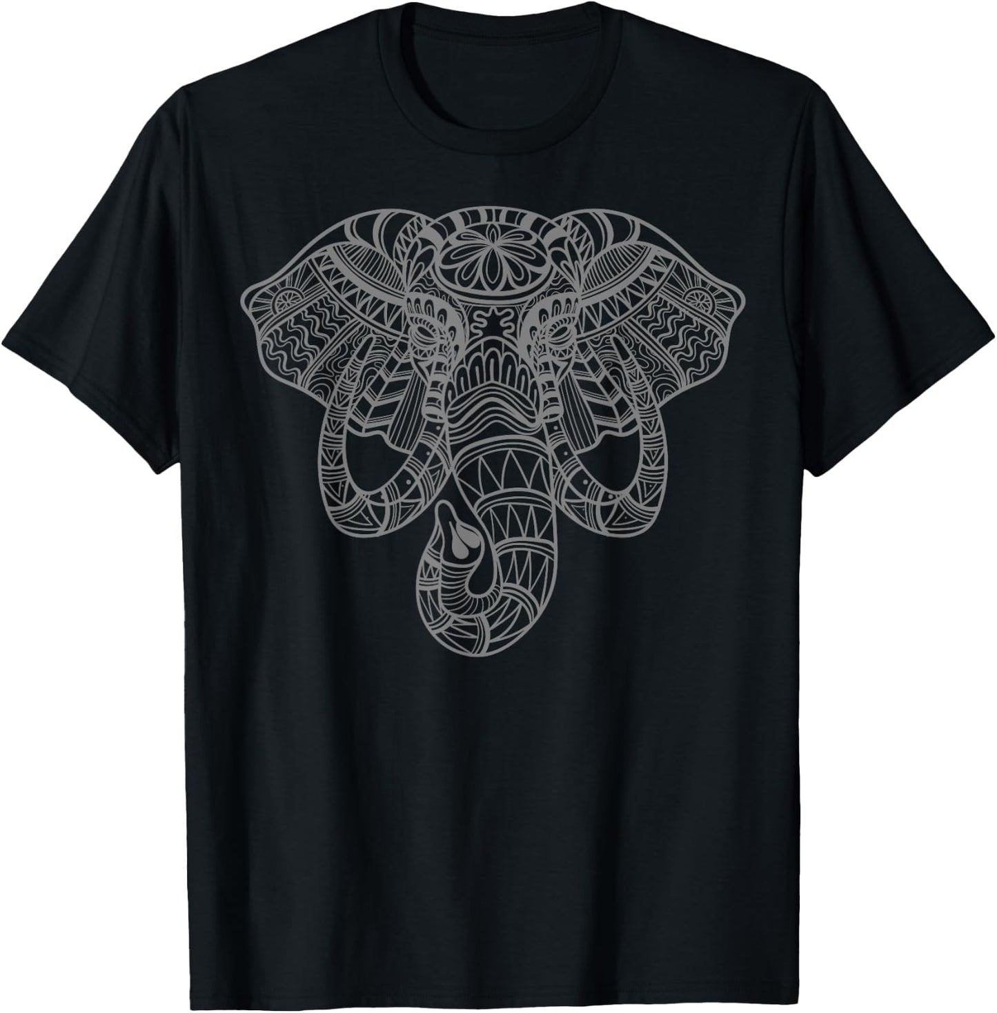 Positive Yoga Elephant T-Shirt - T-Shirt | Black