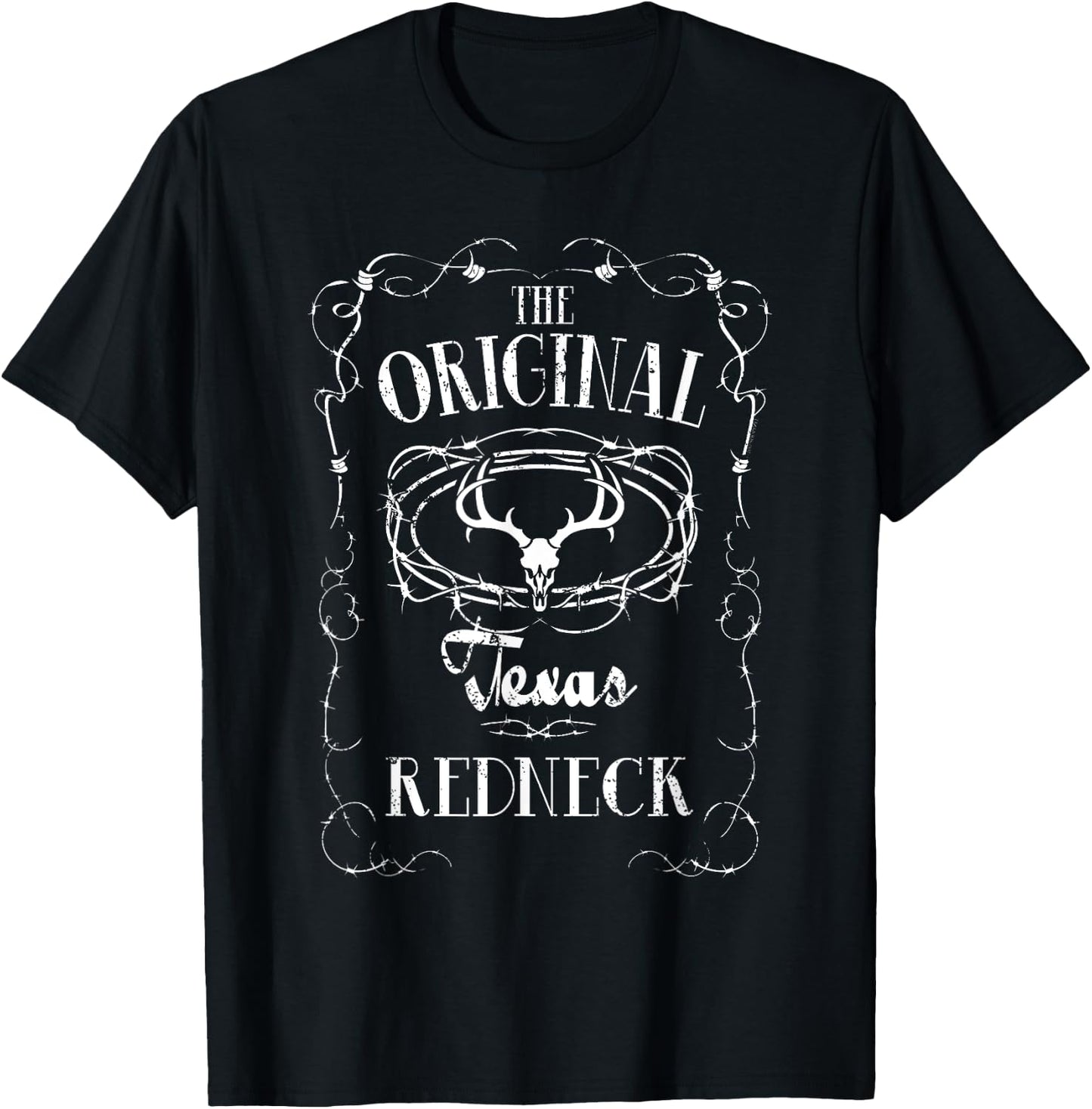 The Original Texas Redneck T-Shirt - T-Shirt | Black