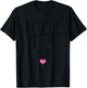 Dog Rescue Pitbull Cute Heart Adopt Pet Animal Dog Lover T-Shirt - T-Shirt | Black