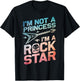 Rockstar Girls Punk Rocker Rock And Roll Princess T-Shirt - T-Shirt | Black