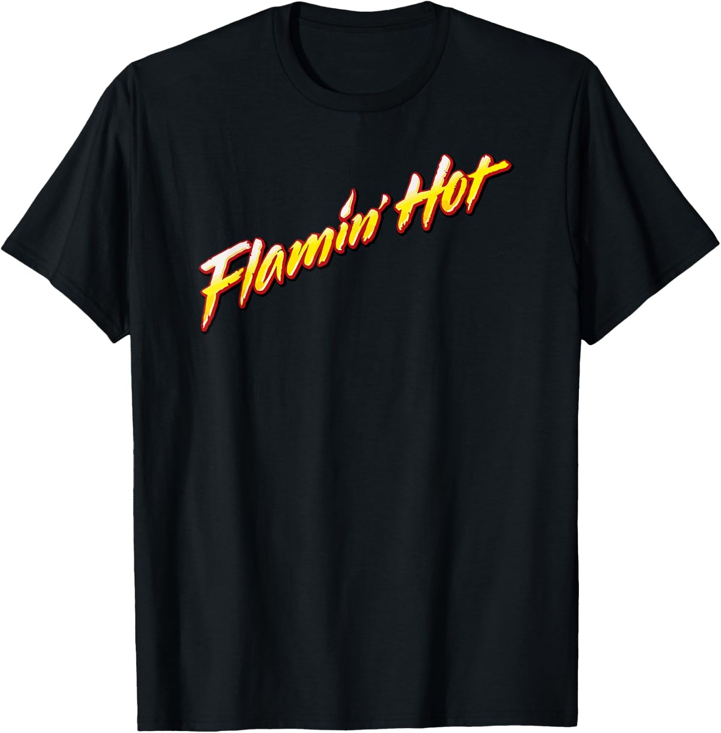 Flamin' Hot Logo T-Shirt - T-Shirt | Black
