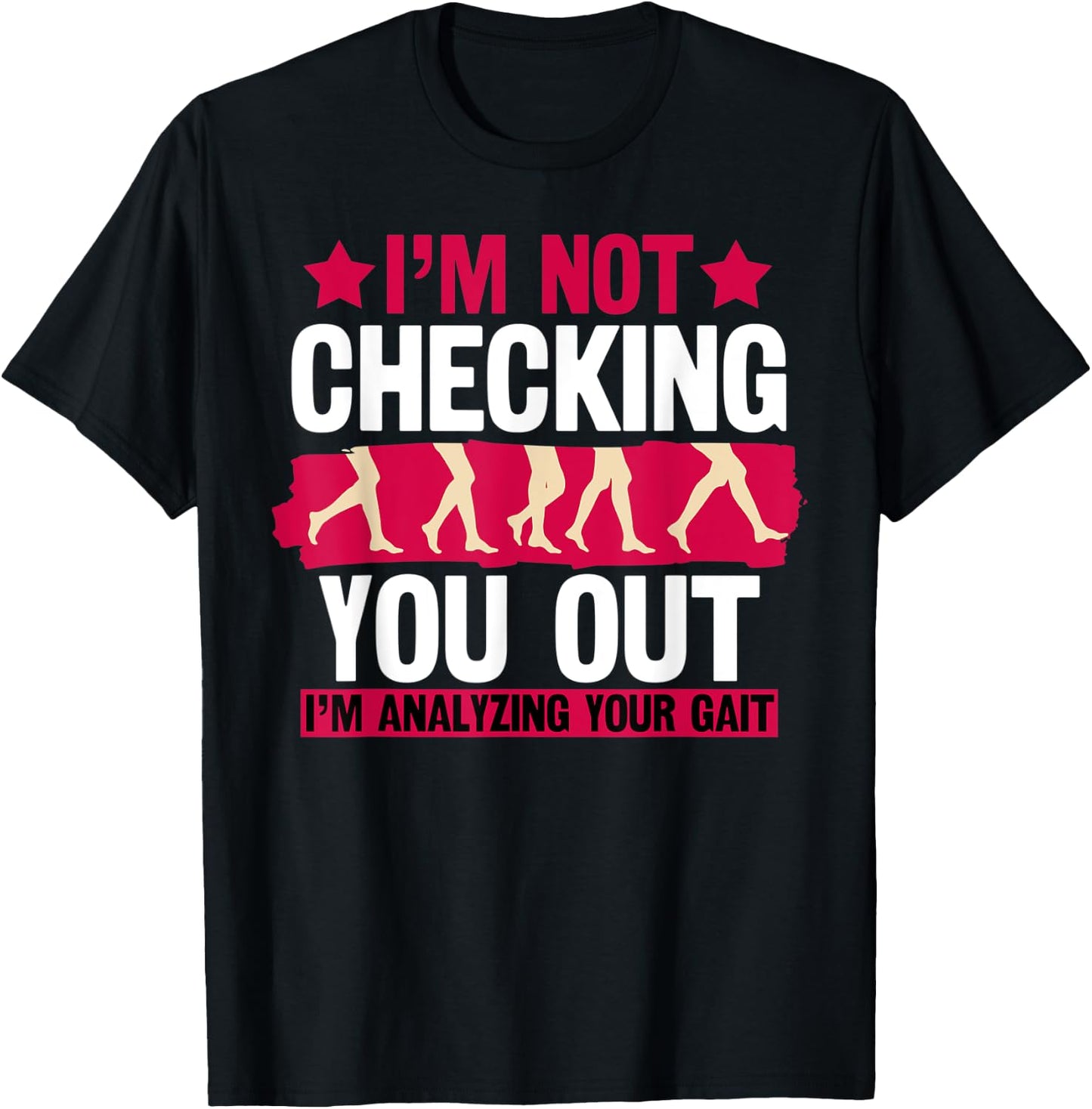 Physical Therapy Assistant Therapist PT Gait Problems Rehab T-Shirt - T-Shirt | Black