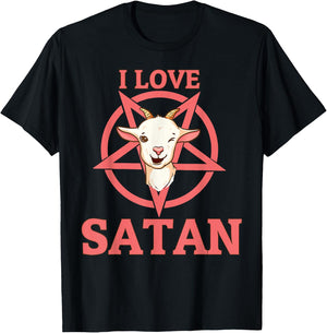 I Love Satan T-Shirt - T-Shirt | Black