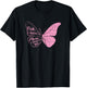 Butterfly I Know The Plans Verse Bible Jesus Christian Gift T-Shirt - T-Shirt | Black