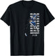 JoJo's Bizarre Adventure Zipper Man Vertical Anime T-Shirt - T-Shirt | Black