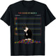 Cute Cat The Sound Of Silence T-Shirt - T-Shirt | Black