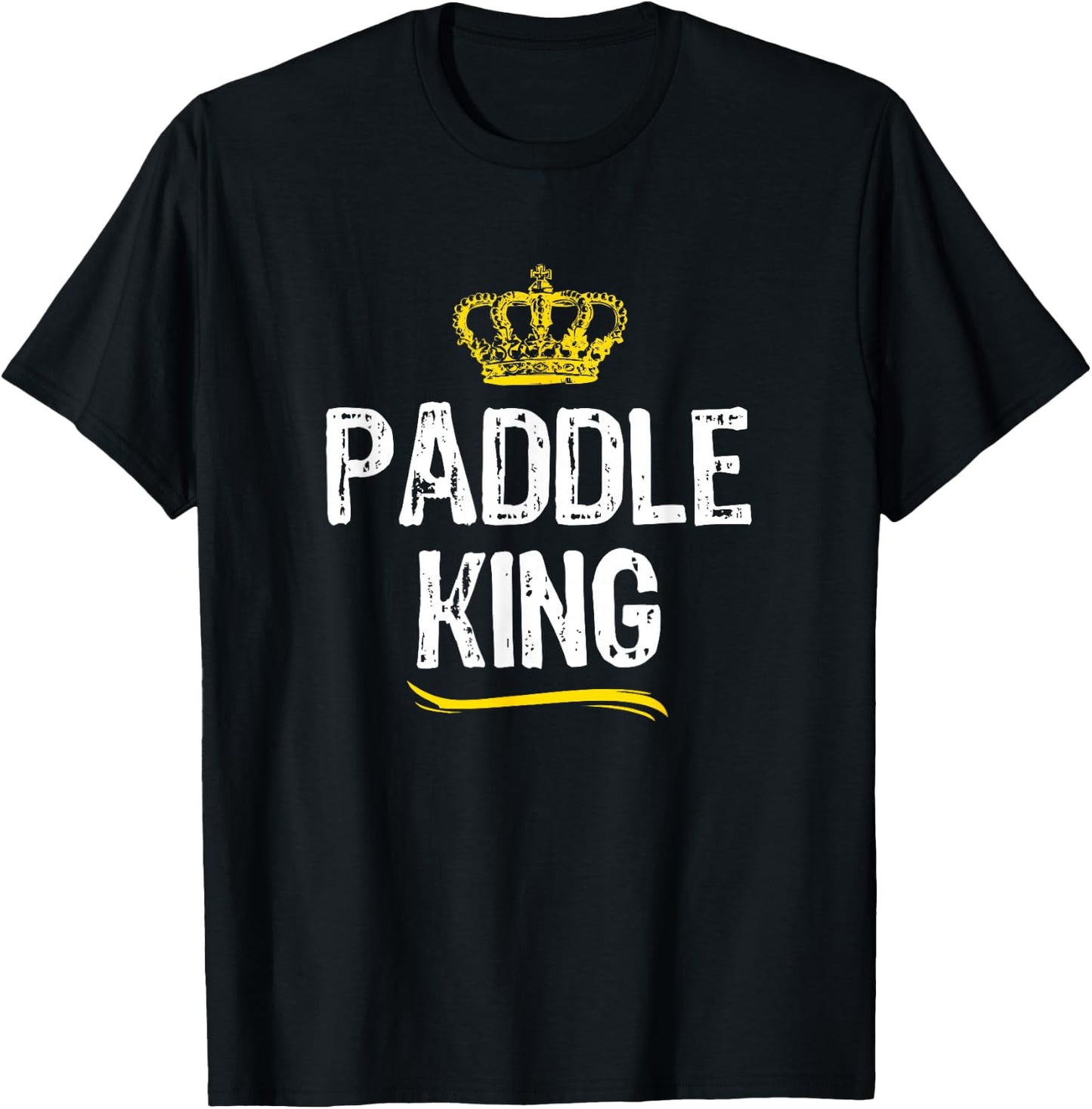 Paddle King Men Boys Stand Up Paddling Board Funny Cool Gift T-Shirt - T-Shirt | Black
